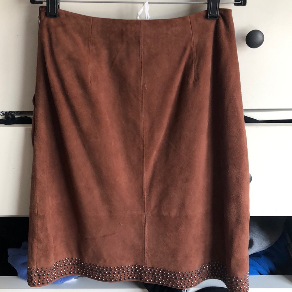 Elizabeth and James suede riva skirt with studs 0 - Picture 5 of 5